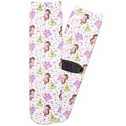 Princess Print Adult Crew Socks