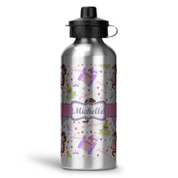 Princess Print Water Bottle - Aluminum - 20 oz (Personalized)