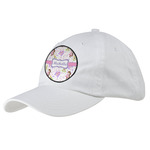 Princess Print Baseball Cap - White (Personalized)