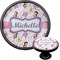 Princess Print Black Custom Cabinet Knob (Front and Side)