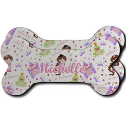 Princess Print Ceramic Dog Ornament - Front & Back w/ Name or Text