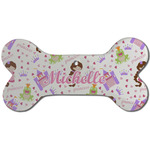 Princess Print Ceramic Dog Ornament - Front w/ Name or Text