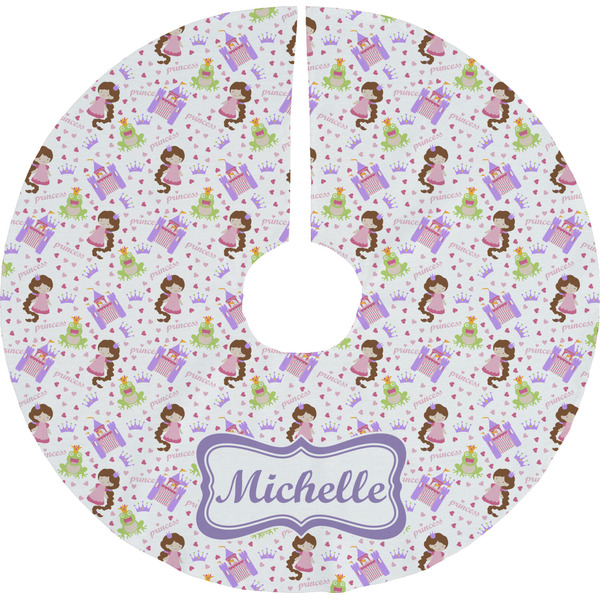 Custom Princess Print Tree Skirt (Personalized)