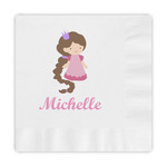 Princess Print Embossed Decorative Napkins (Personalized)