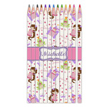 Princess Print Colored Pencils (Personalized)