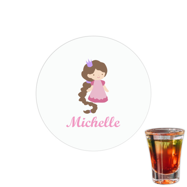 Custom Princess Print Printed Drink Topper - 1.5" (Personalized)