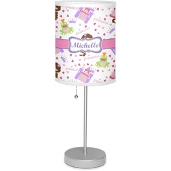Princess Print 7" Drum Lamp with Shade Polyester (Personalized)
