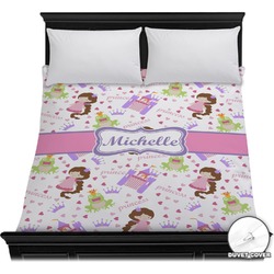 Princess Print Duvet Cover - Full / Queen (Personalized)