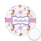 Princess Print Icing Circle - Small - Front