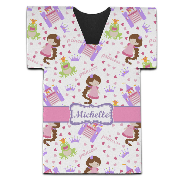 Custom Princess Print Jersey Bottle Cooler (Personalized)