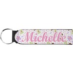 Princess Print Neoprene Keychain Fob (Personalized)