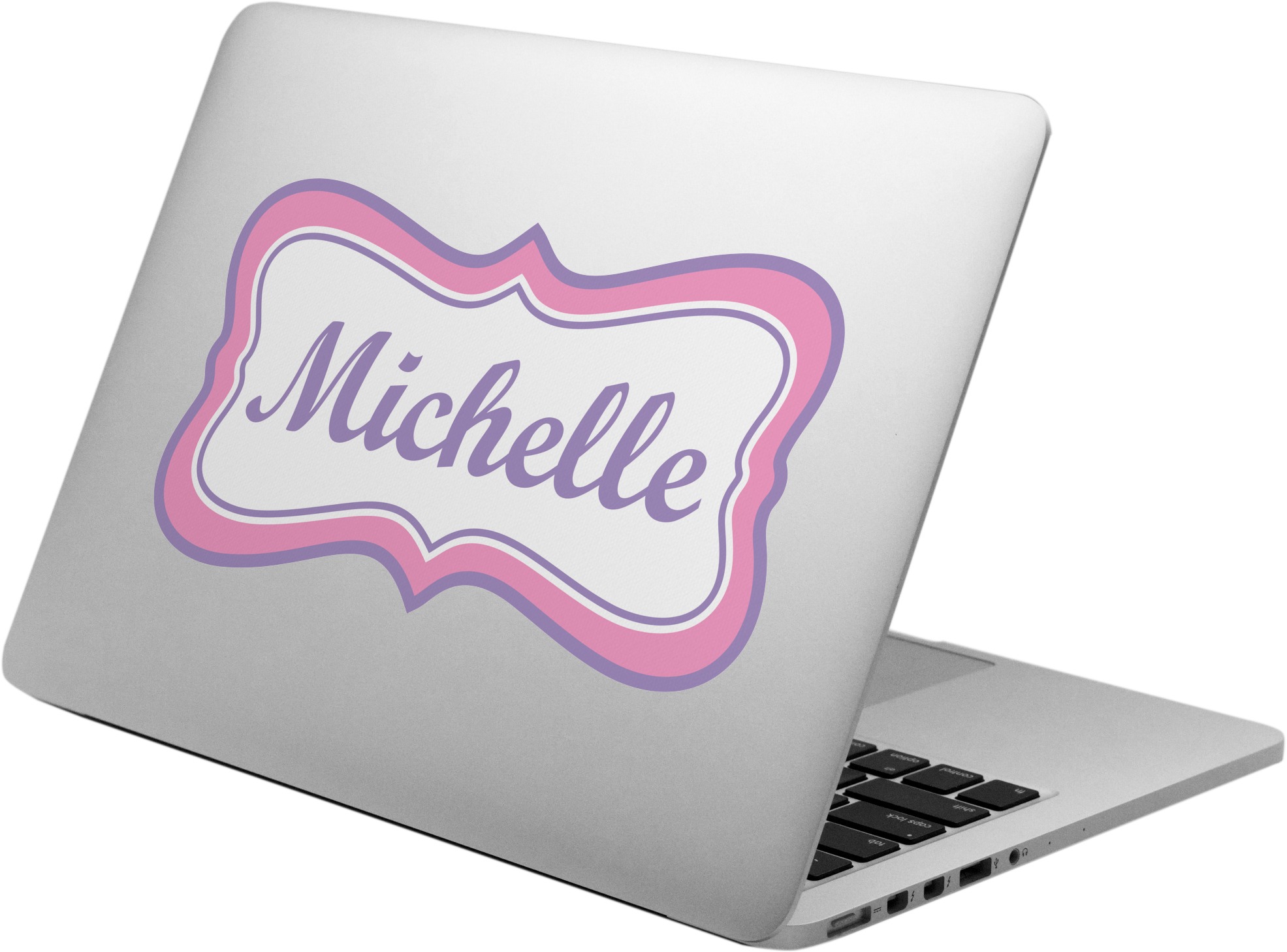 princess print laptop decal personalized youcustomizeit