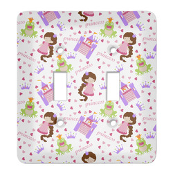 Princess Print Light Switch Cover (2 Toggle Plate)