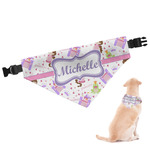 Princess Print Dog Bandana - Small (Personalized)