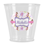 Princess Print Plastic Shot Glass (Personalized)