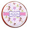 Princess Print Printed Icing Circle - Large - On Cookie