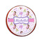 Princess Print Printed Icing Circle - Small - On Cookie