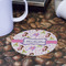 Princess Print Round Paper Coaster - Front