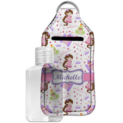 Princess Print Hand Sanitizer & Keychain Holder - Large (Personalized)