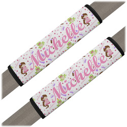 Princess Print Seat Belt Covers (Set of 2) (Personalized)