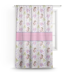 Princess Print Sheer Curtain - 50"x84"