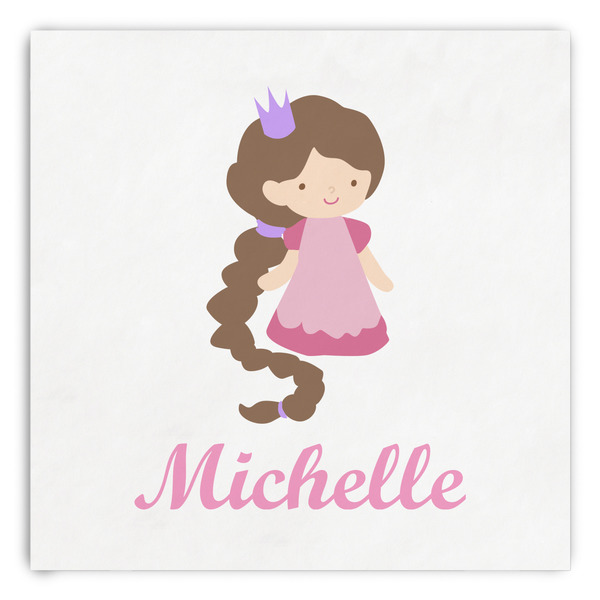 Custom Princess Print Paper Dinner Napkins (Personalized)