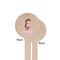 Princess Print Wooden 7.5" Stir Stick - Round - Single Sided - Front & Back