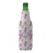 Princess Print Zipper Bottle Cooler - FRONT (bottle)