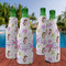 Princess Print Zipper Bottle Cooler - Set of 4 - LIFESTYLE