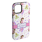 Princess Print iPhone Case - Rubber Lined - iPhone 15 Pro Max (Personalized)