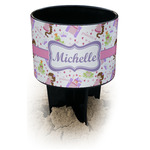 Princess Print Black Beach Spiker Drink Holder (Personalized)