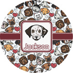 Dog Faces Multipurpose Round Labels - 1" (Personalized)