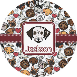 Dog Faces Multipurpose Round Labels - 1" (Personalized)