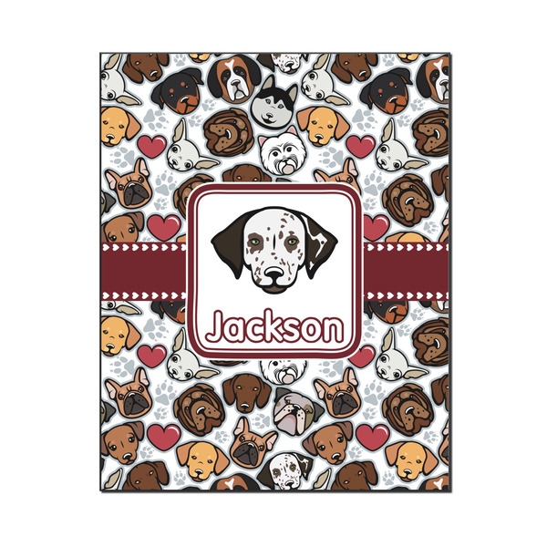 Custom Dog Faces Wood Print - 16x20 (Personalized)