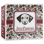 Dog Faces 3-Ring Binder - 3 inch (Personalized)