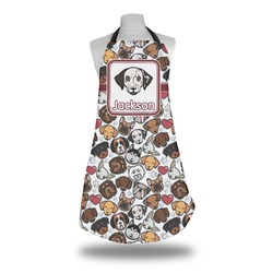 Dog Faces Apron w/ Name or Text