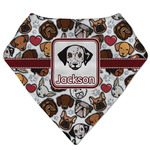 Dog Faces Bandana Bib (Personalized)