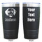 Dog Faces Black Polar Camel Tumbler - 20oz - Double Sided  - Approval