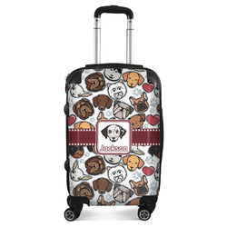 Dog Faces Suitcase - 20" Carry On (Personalized)