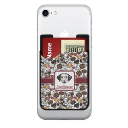 Dog Faces 2-in-1 Cell Phone Credit Card Holder & Screen Cleaner (Personalized)