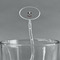 Dog Faces Clear Plastic 7" Stir Stick - Oval - Main