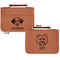 Dog Faces Cognac Leatherette Bible Covers - Large Double Sided Apvl