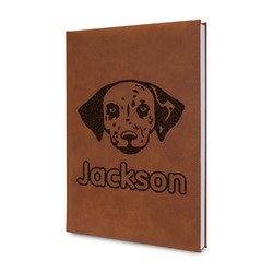 Dog Faces Leatherette Journal - Single Sided (Personalized)