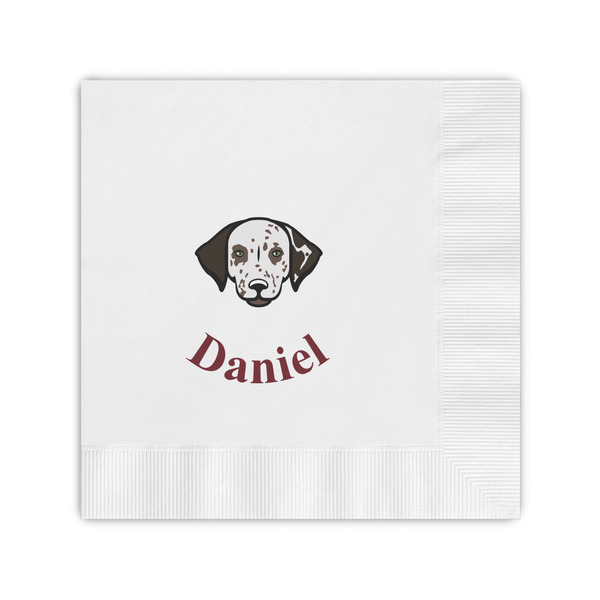 Custom Dog Faces Coined Cocktail Napkins (Personalized)