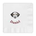 Dog Faces Embossed Decorative Napkins (Personalized)