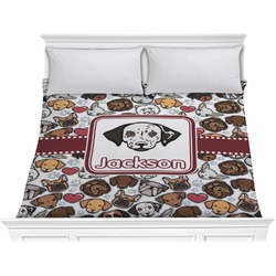 Dog Faces Comforter - King (Personalized)