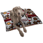 Dog Faces Dog Bed - Large w/ Name or Text