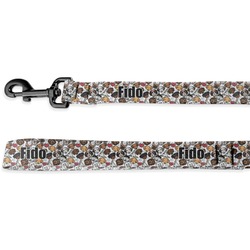 Dog Faces Deluxe Dog Leash - 4 ft (Personalized)