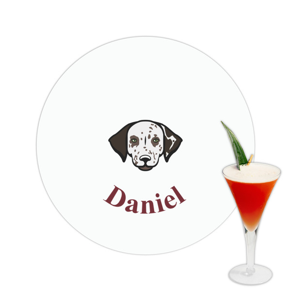 Custom Dog Faces Printed Drink Topper -  2.5" (Personalized)