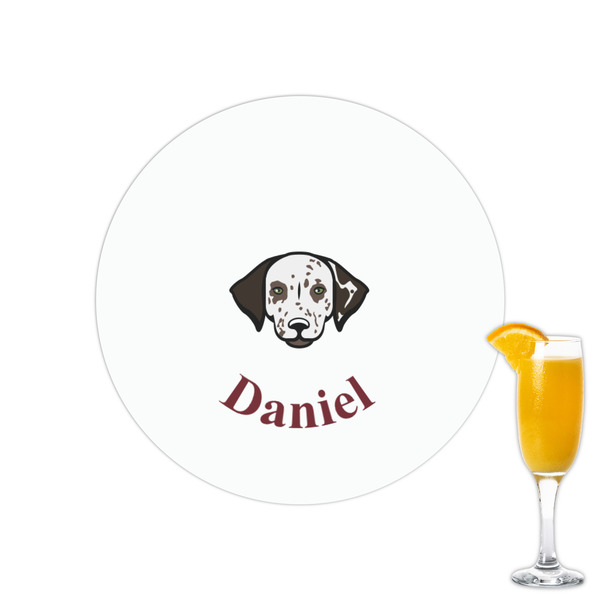 Custom Dog Faces Printed Drink Topper - 2.15" (Personalized)